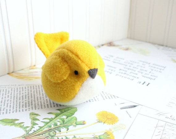 yellow bird stuffed animal