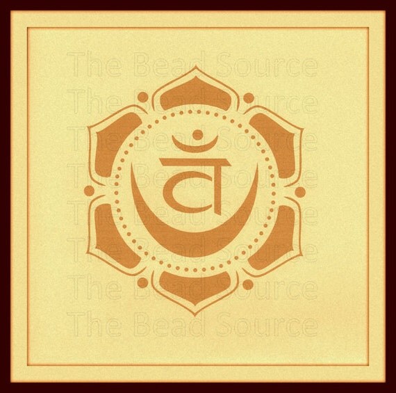 sacral chakra stencil yoga stencil mylar stencil by thebeadsource