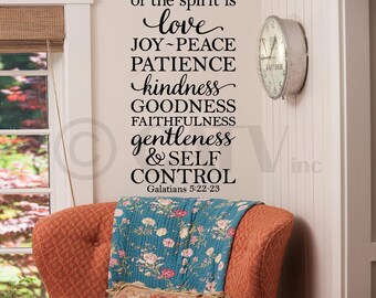 Fruit Of The Spirit Wall Art wall decal fruit of the spirit | etsy Fruit Of The Spirit Wall Art wall decal fruit of the spirit | etsy