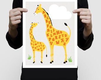 safari alphabet etsy