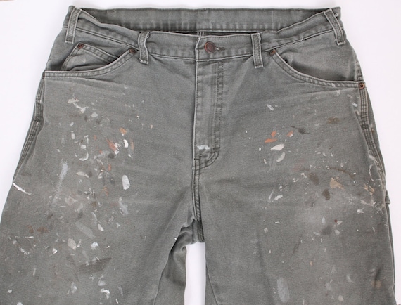 vintage 1990s Dickies painter pants denim jeans by mad4modvintage