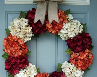Fall Wreath - Fall/Autumn Wreath - Fall Door Wreath - Fall Door Decor Wreath