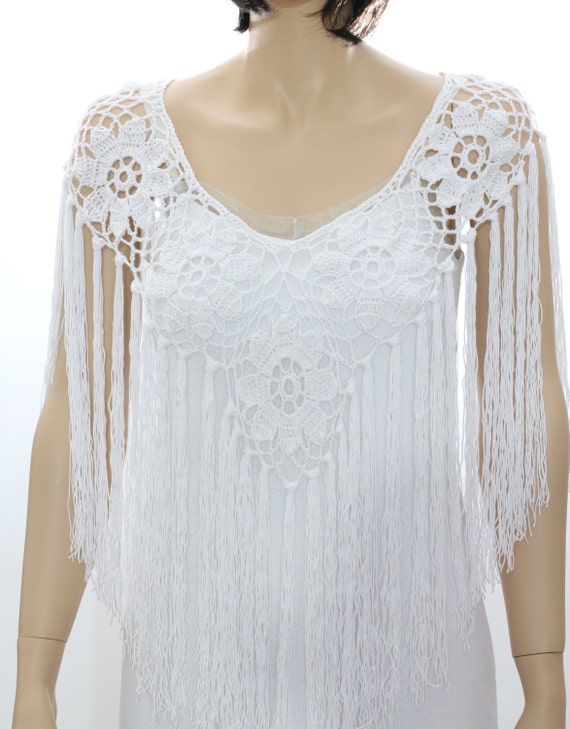 White Shawl cape Bridal shawl Crochet shawl Wedding wrap Bridal accessories Wedding shawls