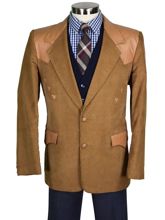 Pioneer Wear 44R Western Style Men's Corduroy Blazer