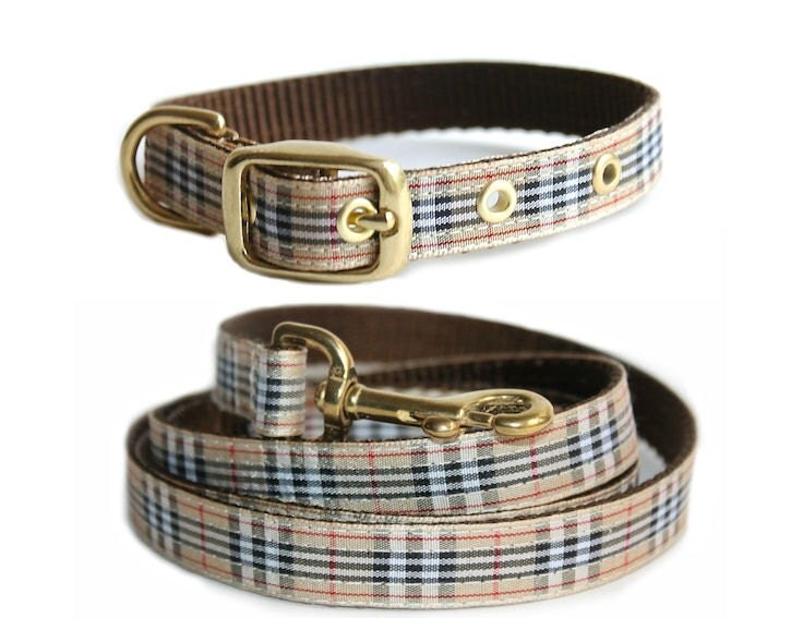 Preppy Dog Collar and Leash