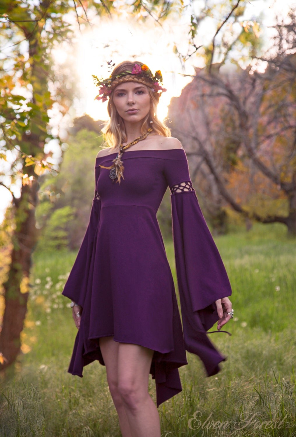 Summer’s Eve Dress ~ Elven Forest, Bohemian, Romantic, Elven Dress Summer’s Eve Dress ~ Elven Forest, Bohemian, Romantic, Elven Dress