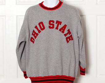 Ohio State Buckeyes Red Sweatshirt L by GreatWhiteVintage