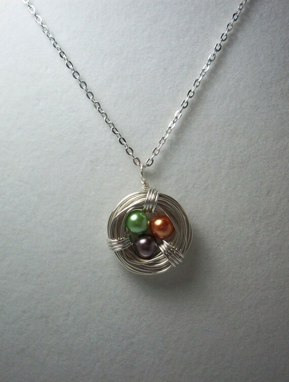 Pearl Birds Nest Necklace