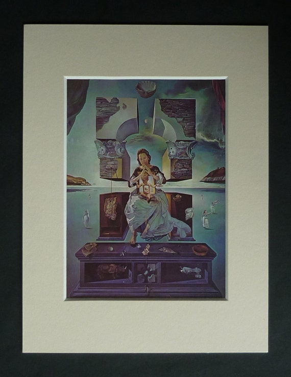 Salvador Dali Print Of Madonna Of Port Lligat Surrealist