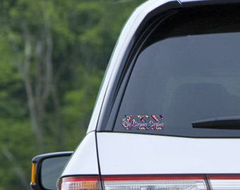 Phi Sigma Sigma decal sorority, PhiSig tumbler sticker, Laptop decal, Multiple sizes available, Indoor / Outdoor 3 year rated vinyl (1261)