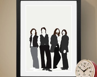 The Beatles Poster, Music Poster, Music Print