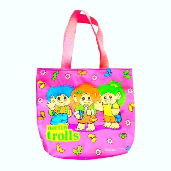 Neon Troll Tote Troll Bag Norfin Troll Bag 90s Purse