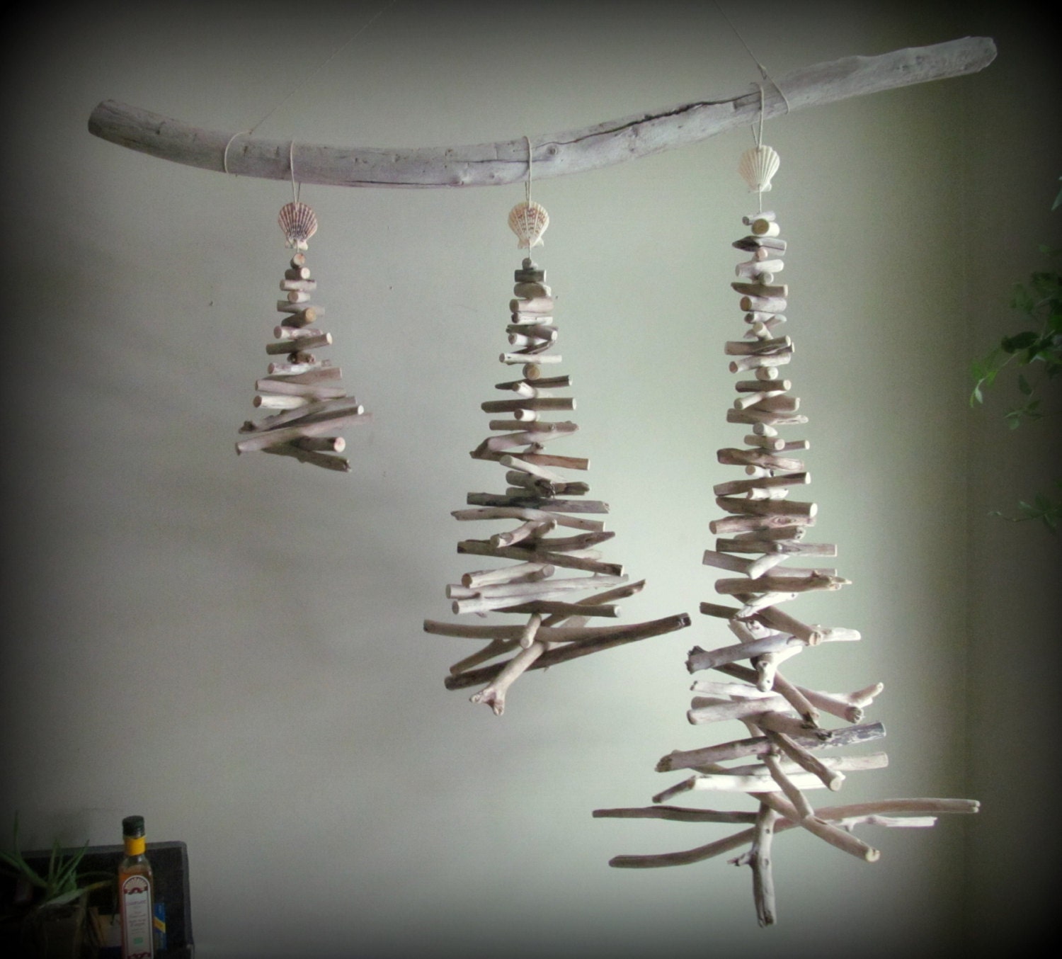 Medium Large Driftwood Hanging Mobile Christmas Tree