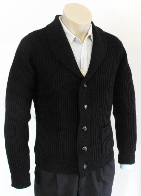 Quantum of Solace JAMES BOND CARDIGAN sweater Black Medium by