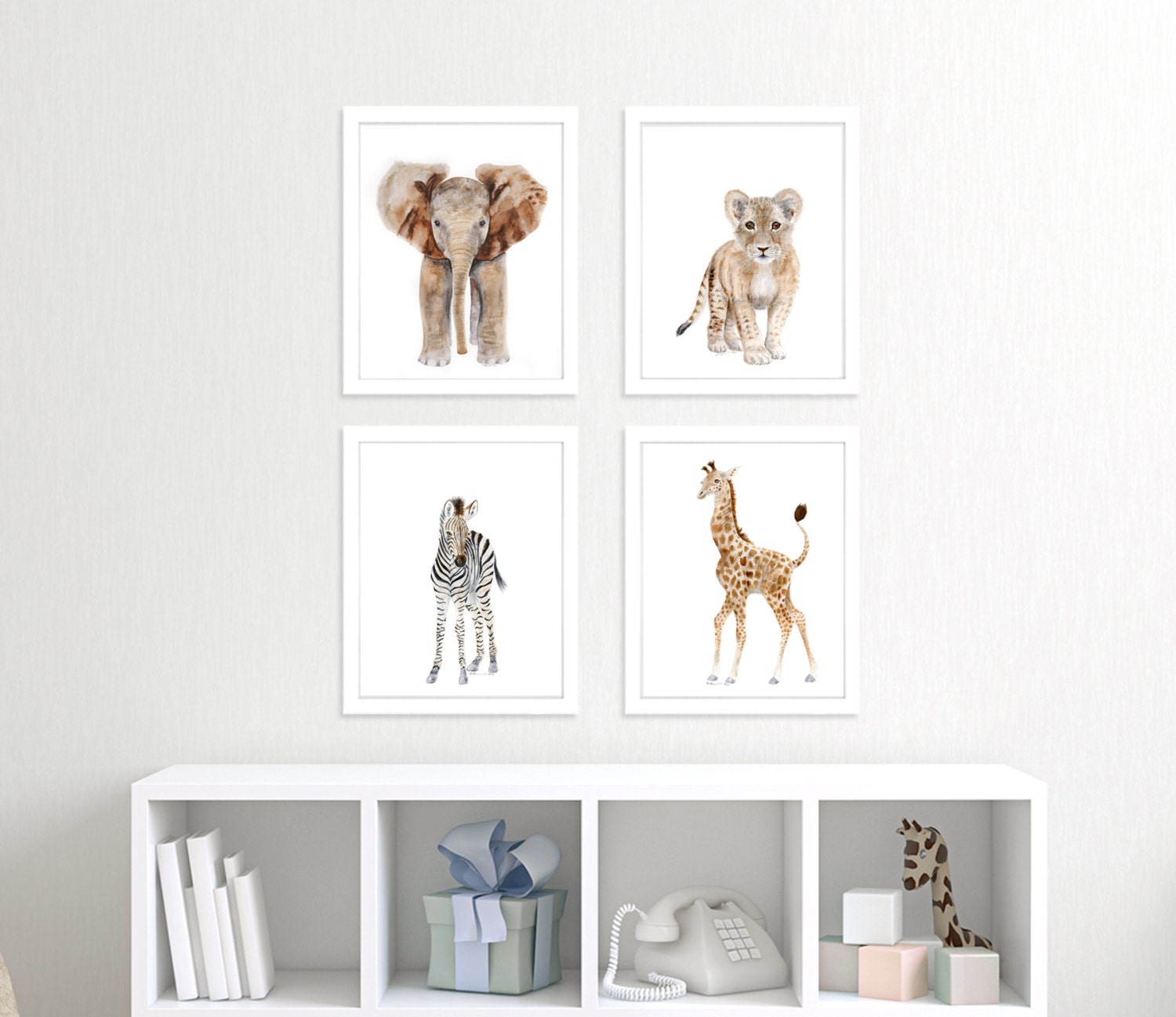Download Baby Animal Print Set Safari Nursery Prints Nursery Art