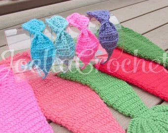 Mermaid Bikini Top Cake Smash Baby Girl to Child Size Crochet Handmade Made to Order Crochet Girl Photo Shoot Prop Little JoellaCrochet