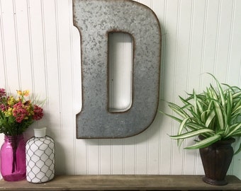 Large Metal Wall Letters large metal letter/letter a/galvanized metal wall letter/large Large Metal Wall Letters large metal letter/letter a/galvanized metal wall letter/large