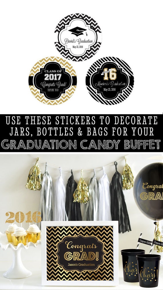 Graduation Stickers Personalized Graduation Stickers 2016