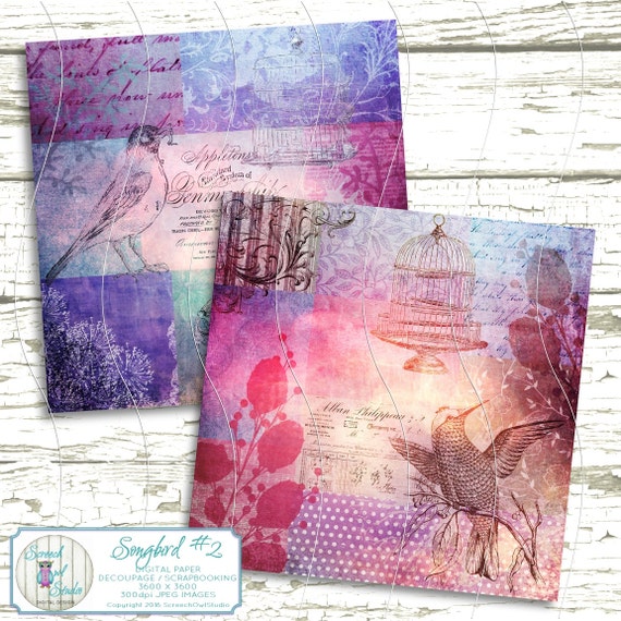 Decoupage Papers Boho Chic Scrapbooking Paper Card Making