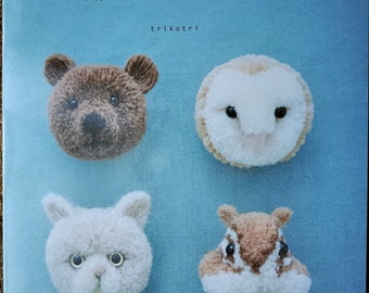 Pom Pom Animal by trikotri - Japanese Craft Book