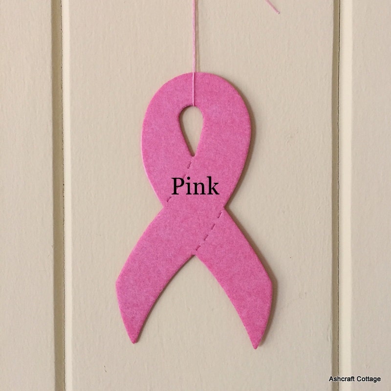 Pink Ribbon Car Freshener Awareness Ribbon Breast Cancer