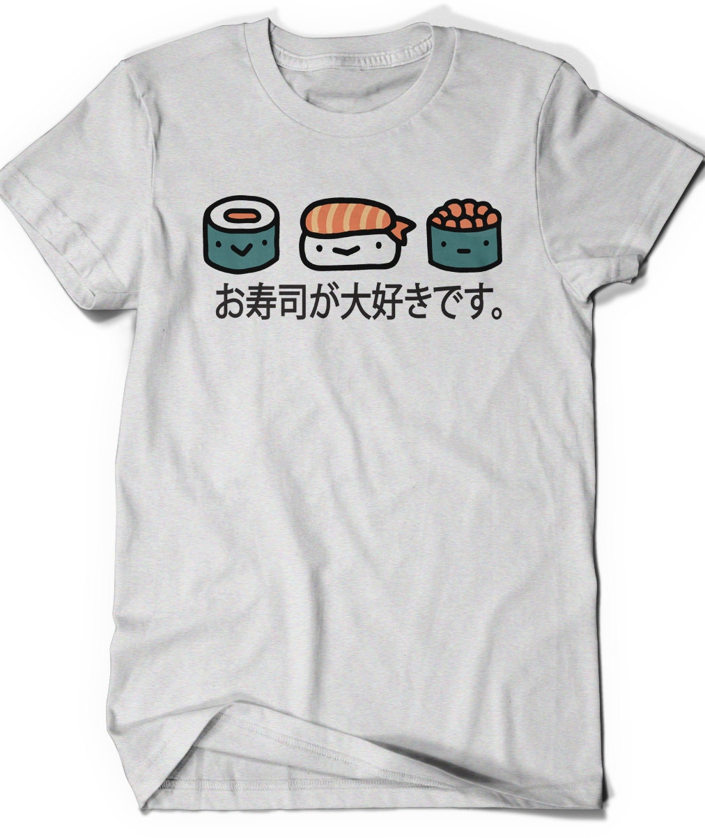 sushi print t shirt