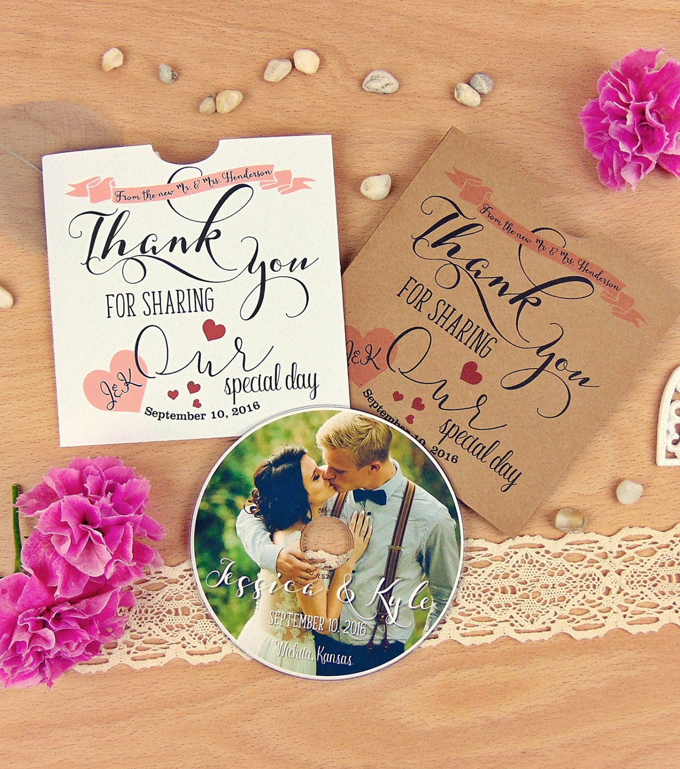 Custom Printed CD Wedding CD Wedding Photo by YourWeddingProject