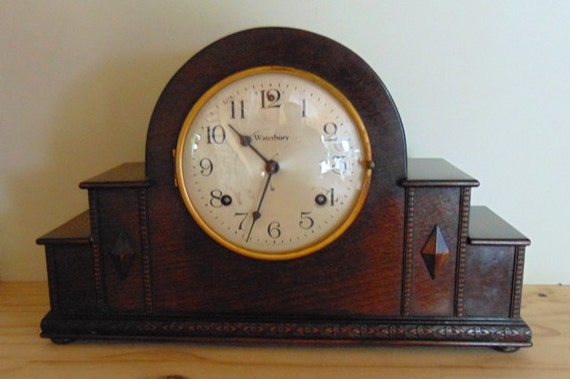 American 1920's Waterbury Mantle Clock By Lesarmoire On Etsy