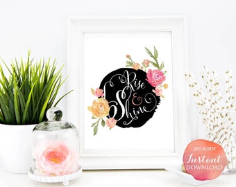 coffee quote printable inspirational by sweetblissprintables