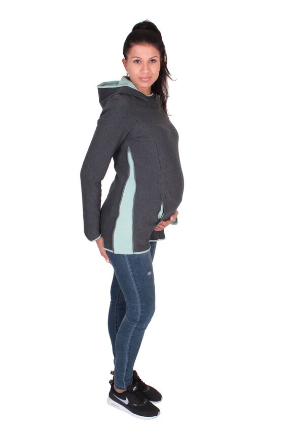 SALE Maternity jumper nursing hoodie breastfeeding jumper