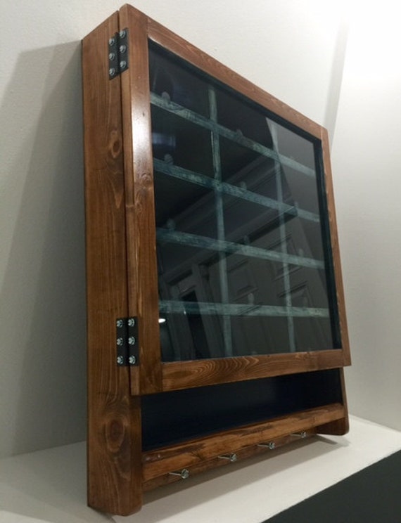 15ct Wood Sunglass Display Case Wall Mount by HandmadeByHandy