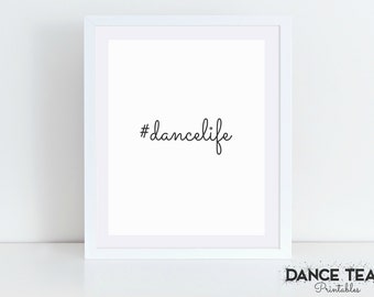 Dance Printable Hello Dance Studio Decor