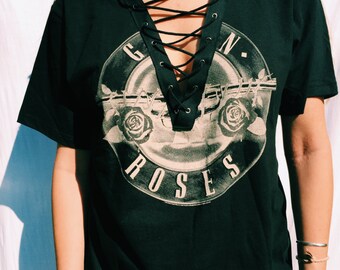 Guns N' Roses Lace-Up Tee