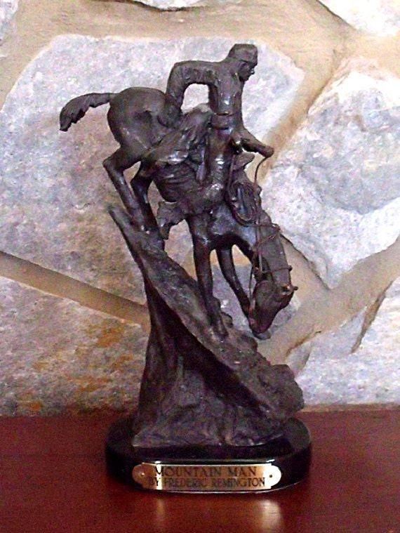 VINTAGE Frederic Remington Bronze Sculpture ABS Foundry Copyright