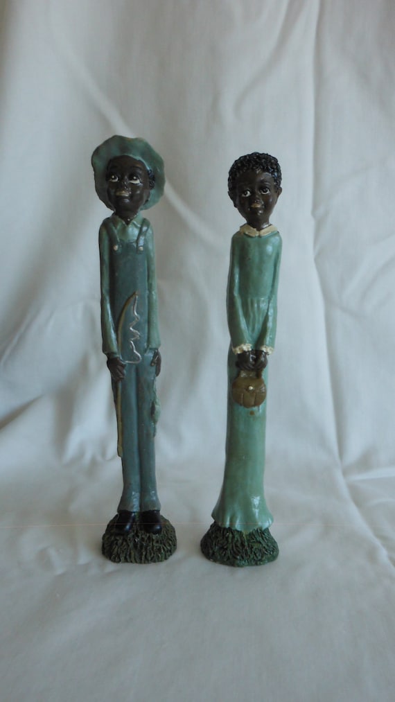 Vintage Black Memorabilia Figurines. Black by ThalassaDarksea