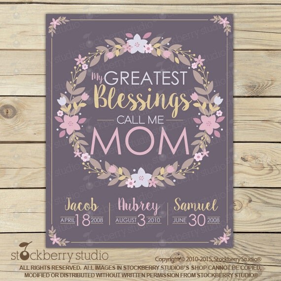 Grandma Gift - Personalized Mothers Day Grandma - Grandmother Mothers Day Gift - Nana Gift - Oma Gifts - Abuela Gift - Custom Gift Idea Il_570xn