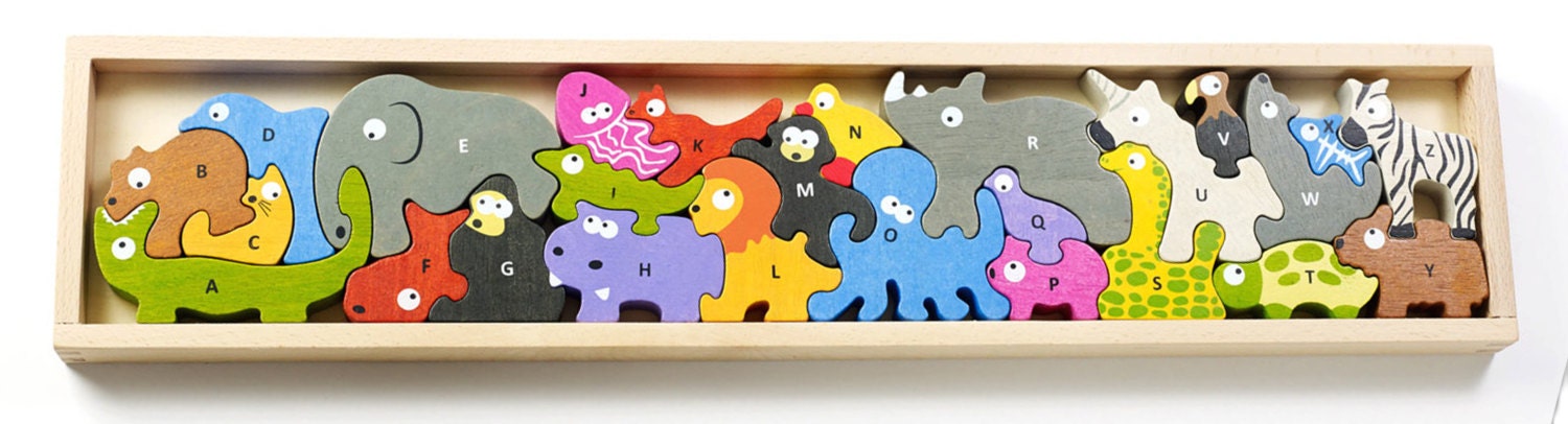 Animal Alphabet Puzzle