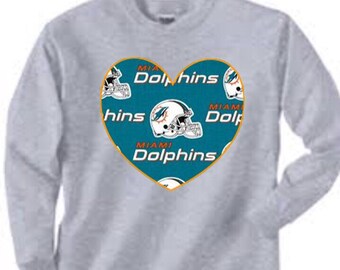 Long Sleeved Miami Dolphins Shirt Baby