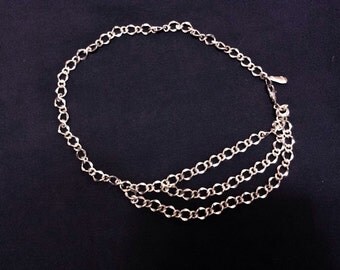 Rare Vintage 1970's Chain Belt, Layered