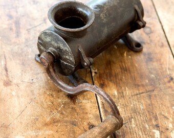 Antique Cast Iron Tobacco Grinder / Cutter - Counter Mount - Country or Farmhouse Decor - Free Shipping Within the USA
