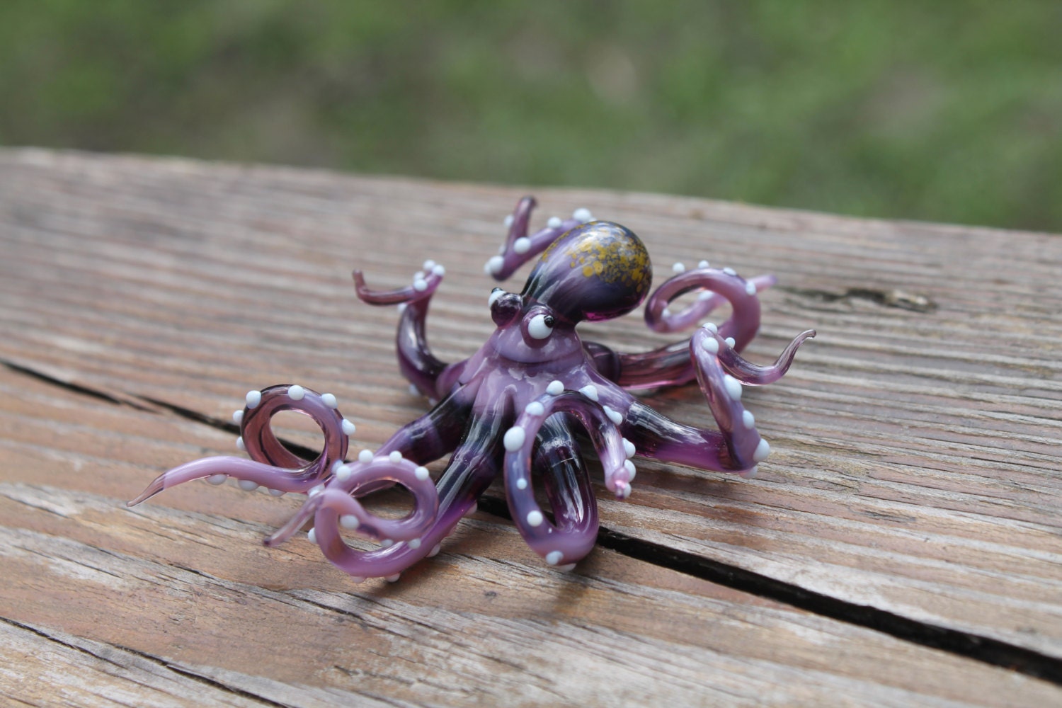 blown glass octopus