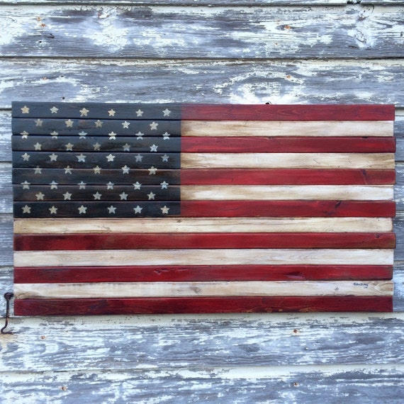 Rustic Wood American Flag Art Rustic Wood American Flag Art