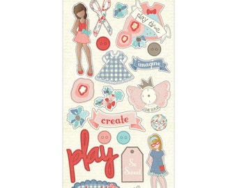 SALE! Paper Dolls Chipboard - Julie Nutting (PD2157)