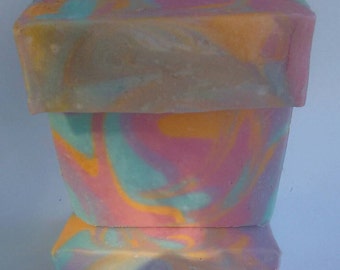 Hippie Dreams. Happy Soap. Conditioning Soap. More Than Just A Cleansing Bar. Handcrafted. Homemade. Scented Soap.