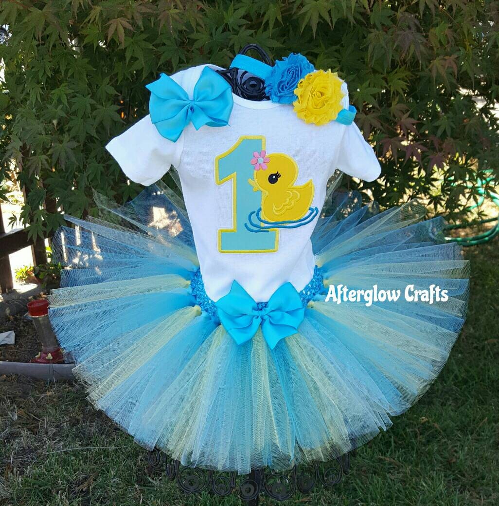 Duck Tutu Duck Birthday Outfit Duck Birthday Tutu Rubber