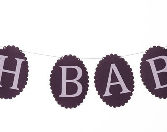 Oh Baby Banner, Baby Shower Banner, Baby Shower Decor, New Baby Banner