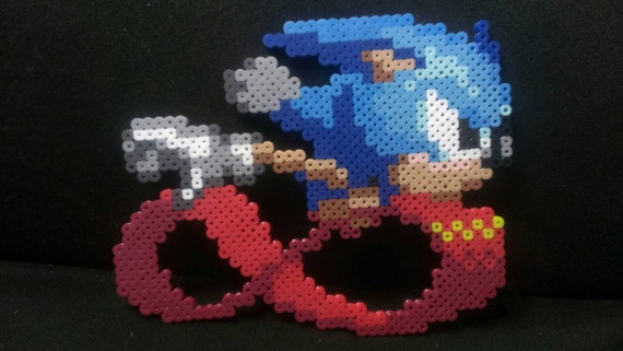 Items Similar To Running Sonic The Hedgehog Pixel Art Bead Sprite Sega My Xxx Hot Girl 3267