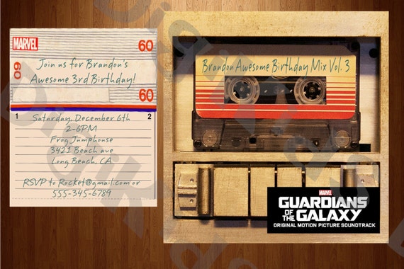 Guardians of the Galaxy Mixtape Personalized by Photoshopify