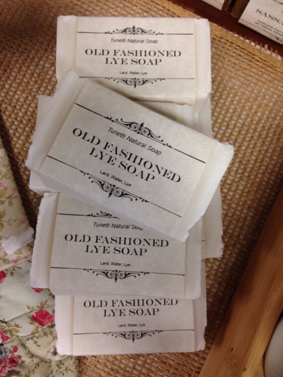 Old Fashioned Lye Natural Homemade Soap