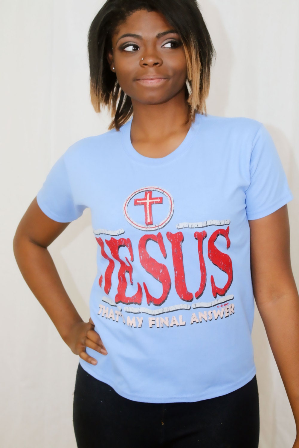 jesus is the answer t shirt